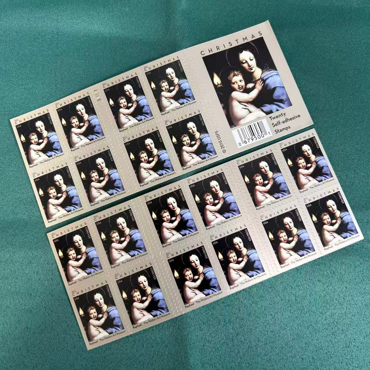 Madonna of the Candelabra by Raphael Christmas Forever Stamps