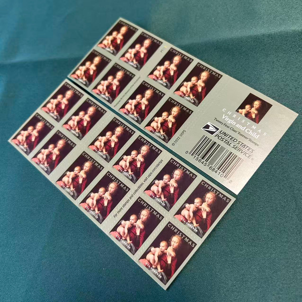 Virgin and Child Christmas Forever Stamps – 2022