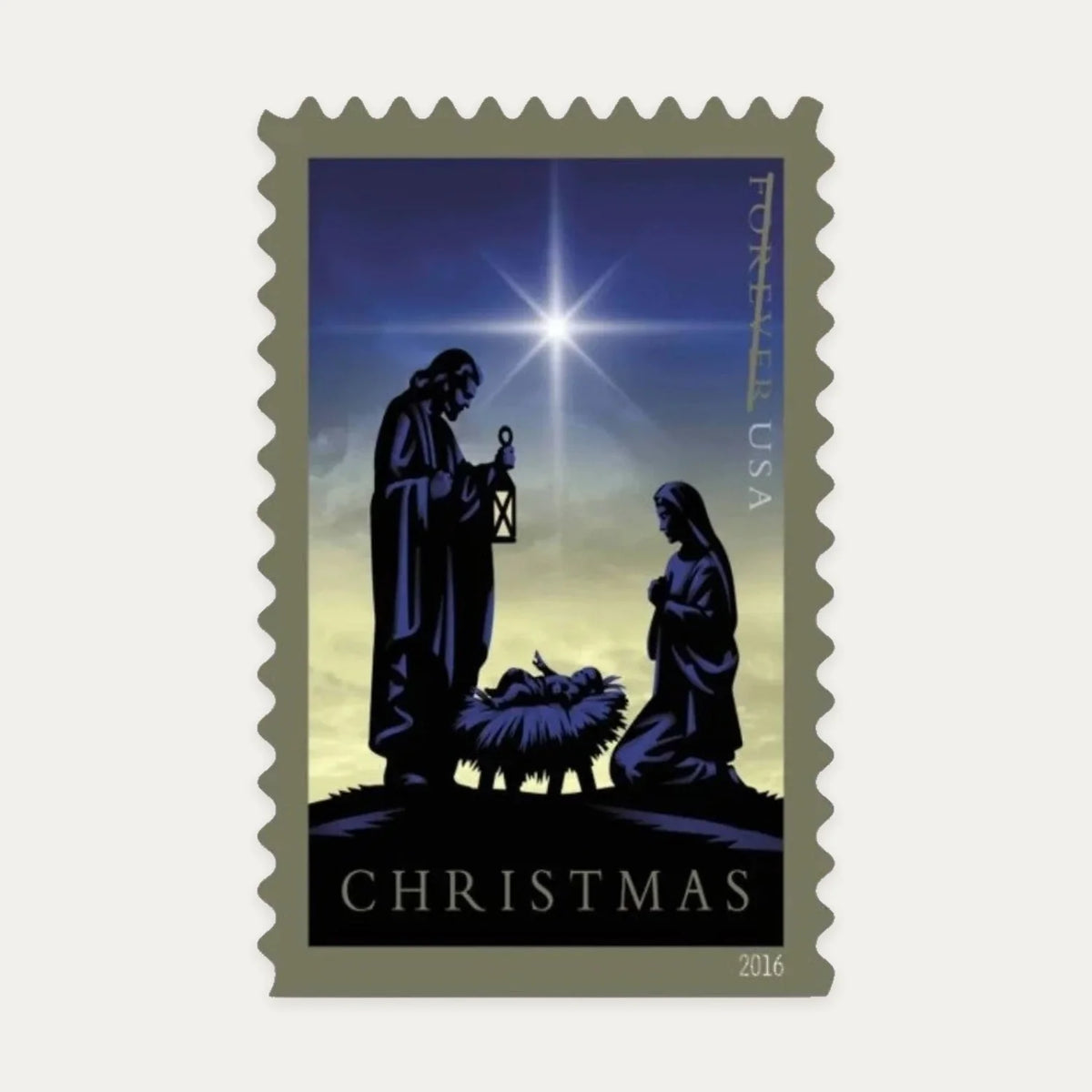 2016 Nativity Christmas Forever postage stamps