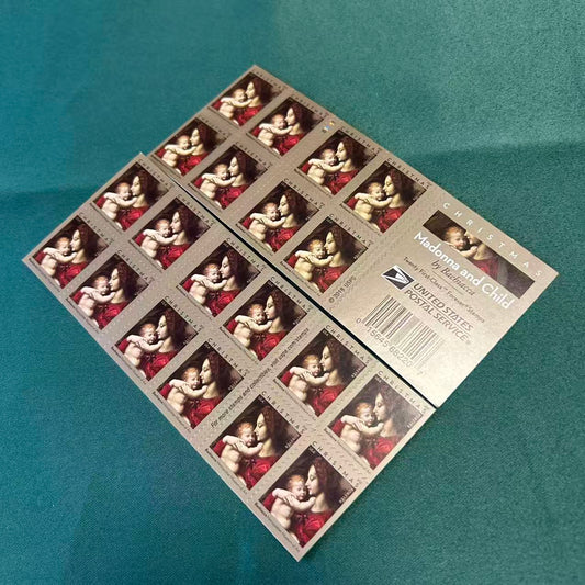 Madonna and Child by Bachiacca Christmas Forever Stamps
