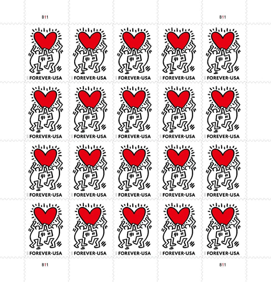 2025 Love Forever First Class Postage Stamps image 0