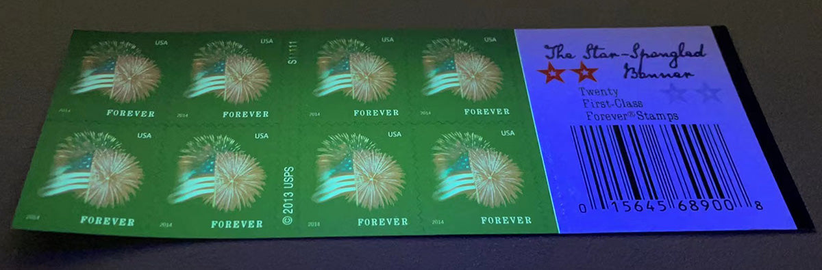 USPS Star-Spangled Banner Fireworks Forever Postage Stamps image 2